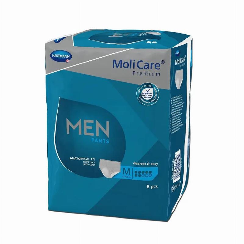 Труси поглинаючі для чоловіків MoliCare® Premium MEN PANTS 7 крапель M 8шт